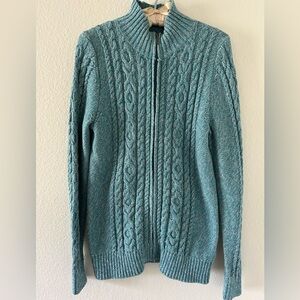 Vintage LL Bean Zip Sweater